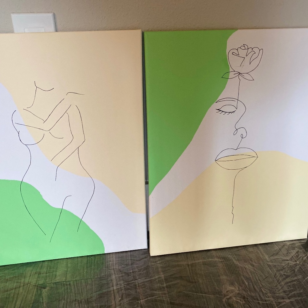 Acrylic Line Art